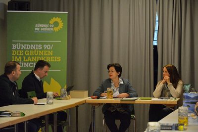 Barbara Lochbihler zu Gast bei den Grünen im Landkreis München
