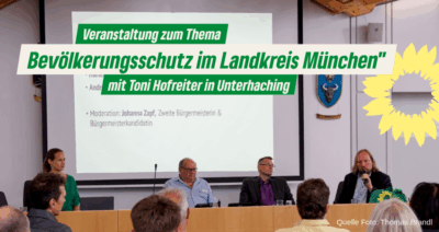 Sharepic Bevölkerungsschutz im Landkreis München mit Toni Hofreiter