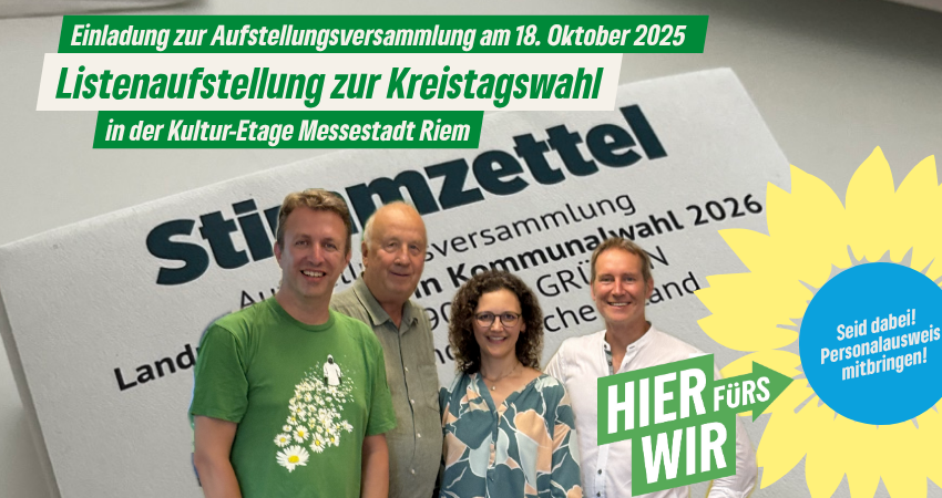 Sharepic Aufstellungsversammlung Listenaufstellung Kreistag