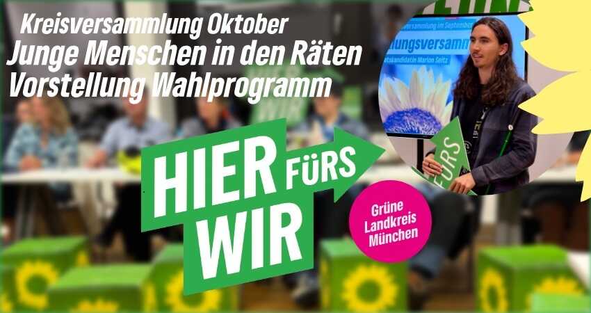 Sharepic Kreisversammlung im Oktober