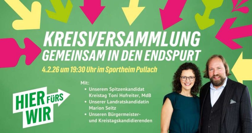2026_02_04_Kreisversammlung_Februar_Pullach_Toni_Hofreiter_Marion_Seitz_web_neu Kreisversammlung Februar in Pullach mit Marion Seitz und Toni Hofreiter
