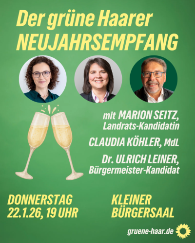 Neujahresempfang Haar mit Claudia Köhler und Marion Seitz