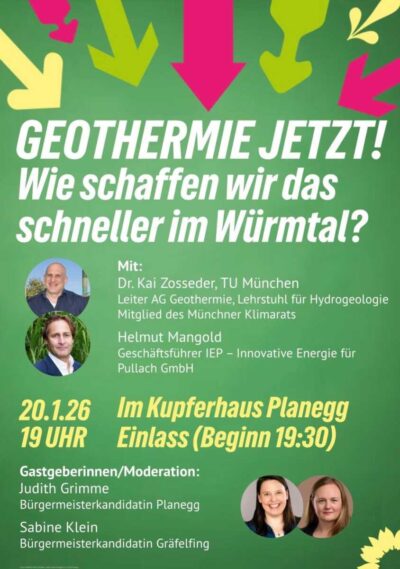 Geothermie jetzt! Kupferhaus Planegg
