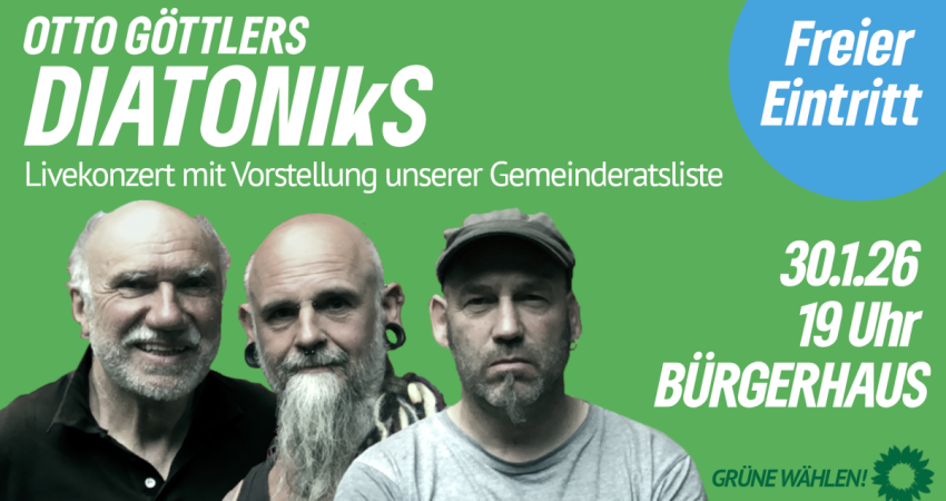 Konzert Diatoniks mit Vorstellung Gemeinderatsliste Oberschleißheim mit Marion Seitz