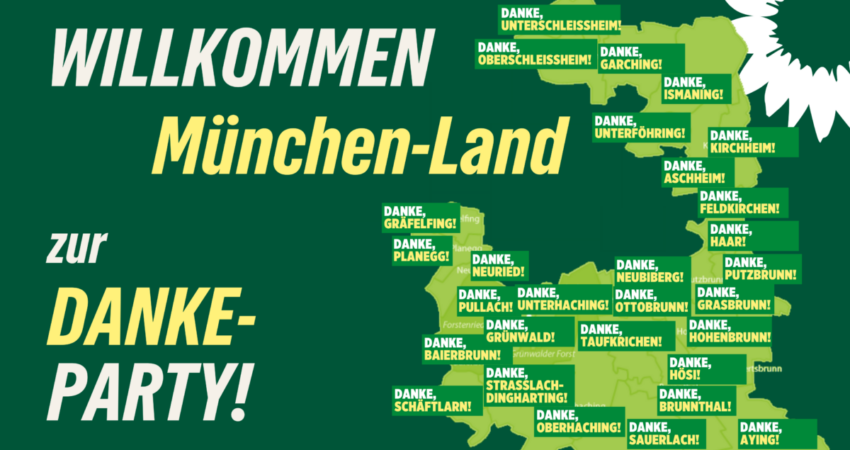 Wahlkampf-Dankesparty