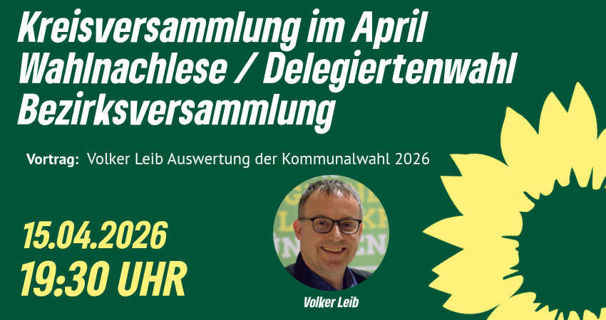Einladung Kreisversammlung April