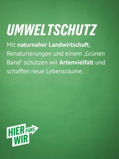 Wahlprogramm Umweltschutz