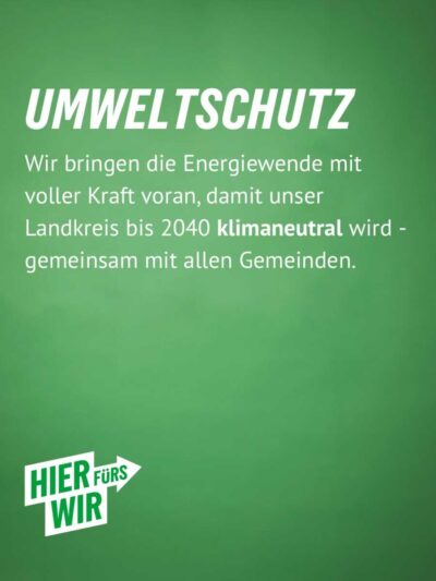 Wahlprogramm Umweltschutz
